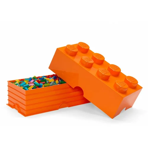 Lego Oranžna škatla za shranjevanje LEGO®