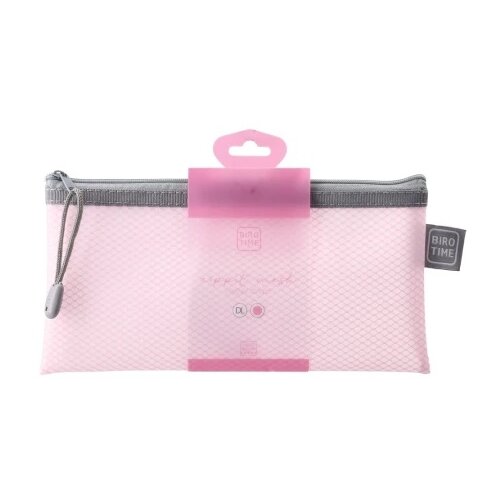 Biro time zippit mesh s fascikla sa zipom 22.5x11cm roze ( 480371 ) Cene