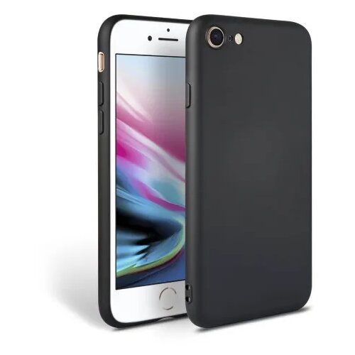 Onasi liquid silikonski ovitek za iPhone 7 / 8 / SE 2020 - črn Cene