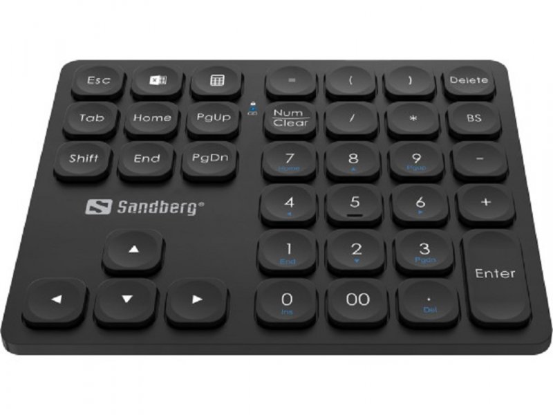 Sandberg Bežična Numerična Tipkovnica Pro brezžična &scaron;tevilčna tipkovnica Cijene