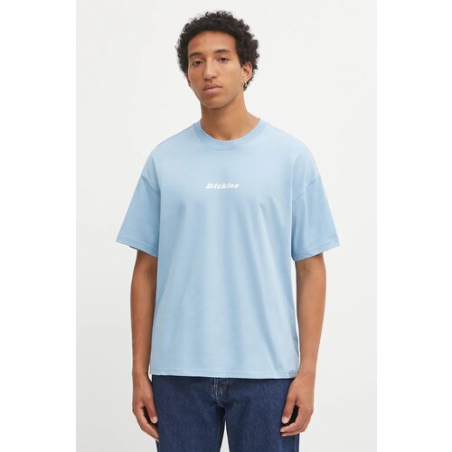 Dickies Bombažna kratka majica ENTERPRISE TEE SS mo&amp;scaron;ka, črna barva, DK0A4YRN Slike