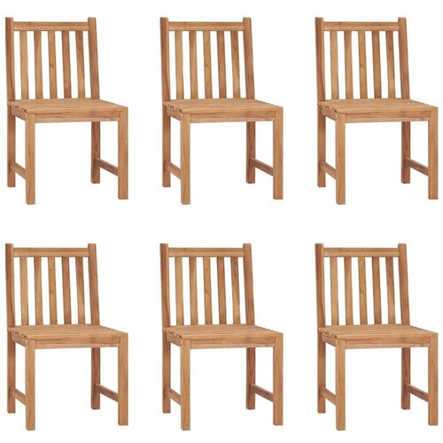  Vrtne stolice 6 kom od masivne tikovine Cene