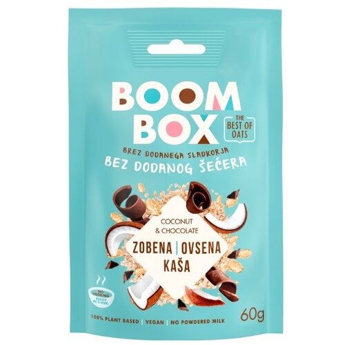 Boom box ovsena kaša kokos-čokolada 60g Cene