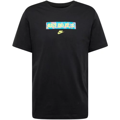 Nike Sportswear Majica 'SPRING BREAK' svetlo modra / rumena / temno oranžna / črna