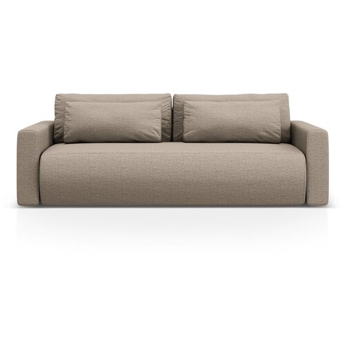 Cosmopolitan Design Svjetlo smeđa sklopiva/s prostorom za odlaganje sofa 238 cm Belfast – Cijene