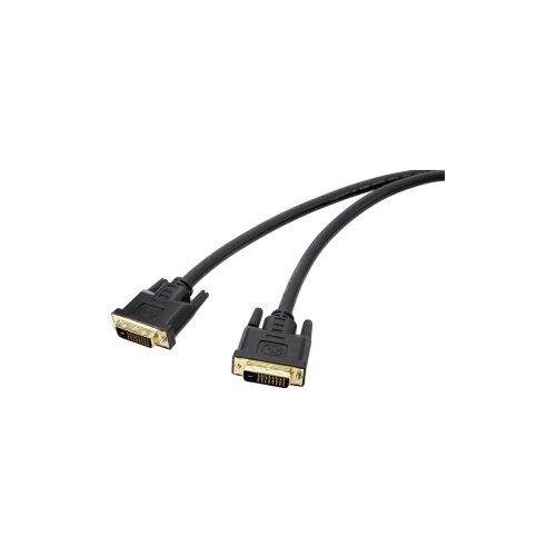 Renkforce DVI televizor, monitor priključni kabel [1x muški konektor dvi, 24 + 1 pol - 1x muški konektor dvi, 24 + 1 pol] 7.50 m crna Cijene