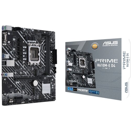Asus MB PRIME H610M-E D4-CSM Intel H610;LGA 1700;2xDDR4 VGA,HDMI,DP;micro ATX Cijene