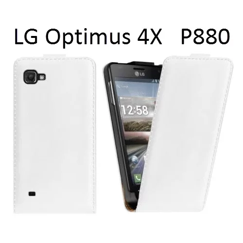  Preklopni etui / ovitek / zaščita za LG Optimus 4X HD P880 - beli