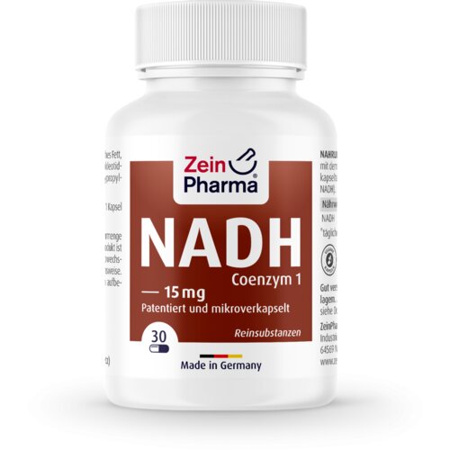 ZeinPharma NADH Coenzym 1 - 15 mg - 30 kaps. Slike