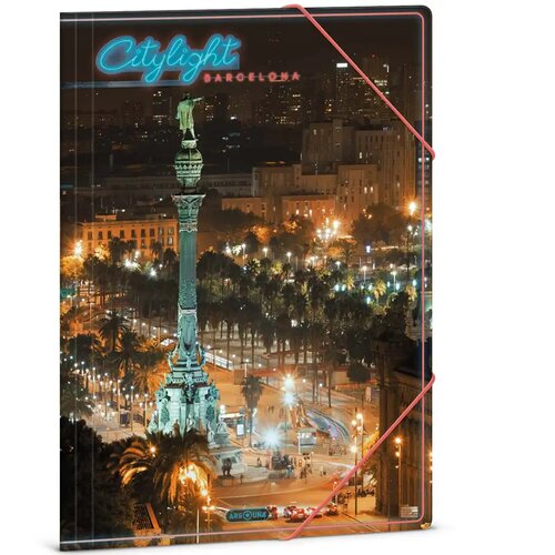 Ars Una Citylight Barcelona A/4 mapa z elastiko Cene