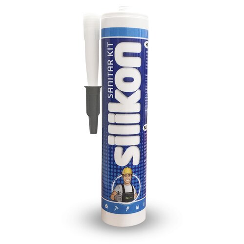  Sanitarna silikonska tesnilna masa (300 ml, siva) Cene