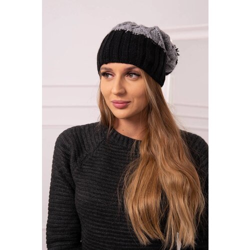 Kesi Cap with fleece Milano K203 dark gray+black Slike