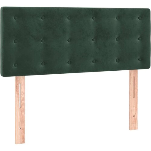 vidaXL Box spring postelja z vzmetnico temno zelena 80x200 c Cene