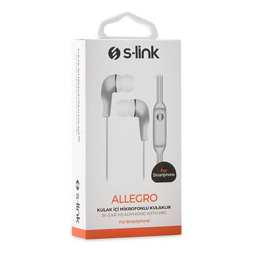 Slusalice S LINK SL-KU130 ALLEGRO bijele Cijene
