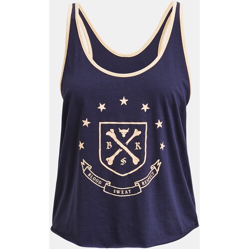 Under Armour Project Rock Q3 Arena Tank Dark Blue Women&amp;#039;s Tank Top Slike