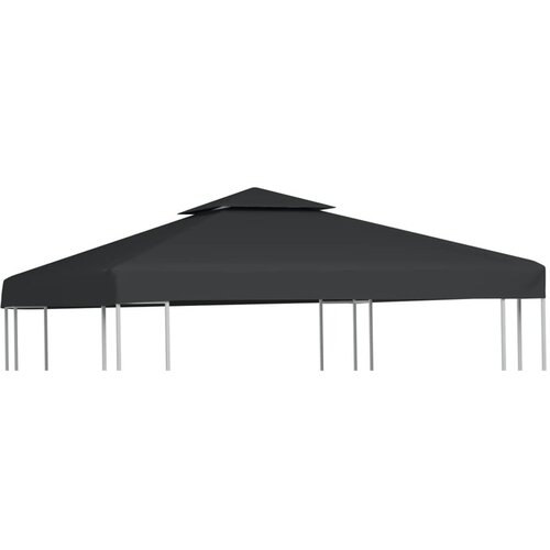  Nadomestna streha za paviljon 310 g/m² temno siva 3x3 m Cene
