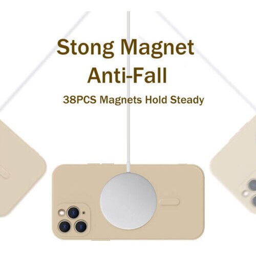 Onasi silikonski ovitek magsafe za iphone 13 6.1 - mat roza Slike