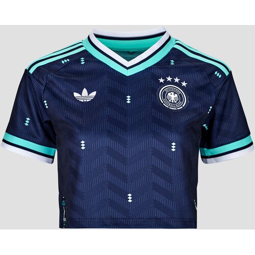 Adidas Majice s kratkimi rokavi Away Crop Germany Football Jersey Modra Cene