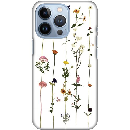 maska Silikonska Print Skin za iPhone 13 Pro 6.1 Flower Slike