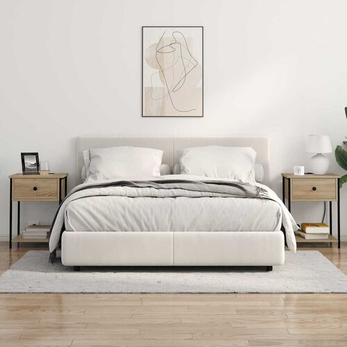  Noćni ormar s ladicama 2 pcs Sonoma hrast 42 x 41 x 56 cm Slike