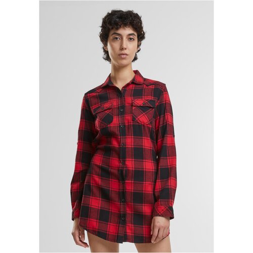 Brandit Women&amp;#039;s long shirt Lucy red/black Slike