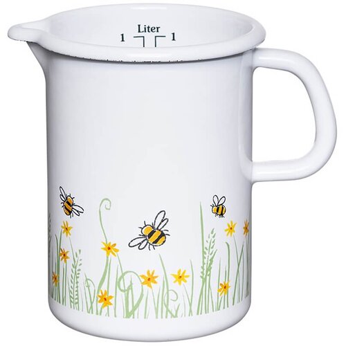 RIESS Merilni lonček s kljunom Bee 10cm / 1L / emajl, (5000198743) Cene