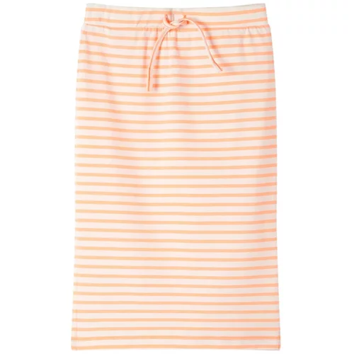  Dječja ravna suknja s prugama fluorescentno narančasta 140