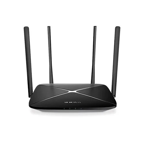 Mercusys AC12G AC1300 Dual Band Wireless Router, 867Mbps at 5GHz + 400Mbps at 2.4GHz, 1 10/100/1000M WAN + 3 10/100/1000M LAN,