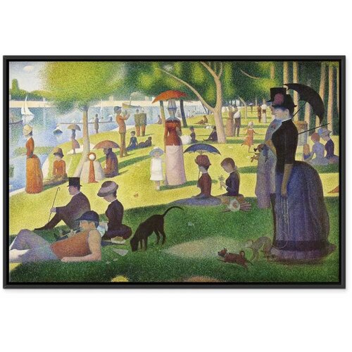  Slika - Georges Seurat &amp;ndash; Sunday Afternoon on the Island of La Grande Jatte 90x60 Slike