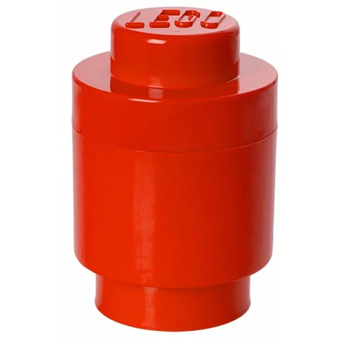 Lego Rdeča okrogla škatla za shranjevanje LEGO®, ⌀ 12,5 cm