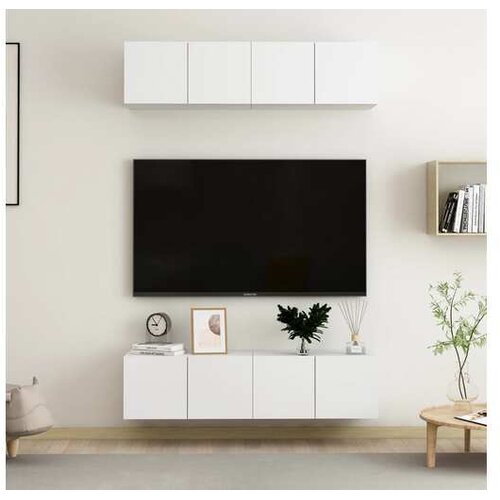  ormarići 4 kom bijeli 60 x 30 x 30 cm od iverice Cijene