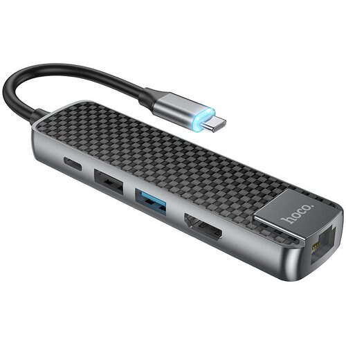 hoco. Multiport 5u1 USB-C hub Cene