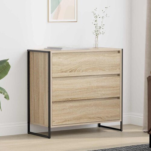  Kreveta s ladicama Sonoma 79 x 36 x 75.5 cm Konstruirano drvo Cene