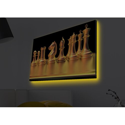 Wallity Zidna slika sa LED osvetljenjem 4570MDACT-034, 45x70 cm Cijene