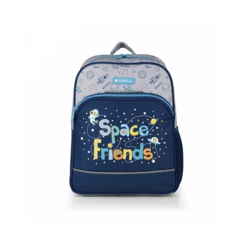 RANAC predškolski ergonomski 30x40x12 cm 13l-0,40 kg Space Gabol siva Cene
