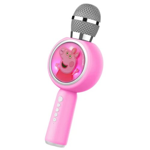 OTL Brezžični karaoke mikrofon POPSING LED LIGHT UP PEPPA PIG, (5000142596) Cene