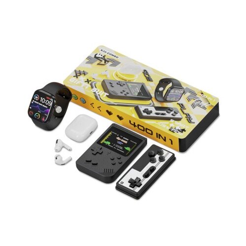  Karler bass k35-combo set (smart watch, konzola sa kontrolorom, slusalice airpods pro 2) crni ( IT1213 ) Cene