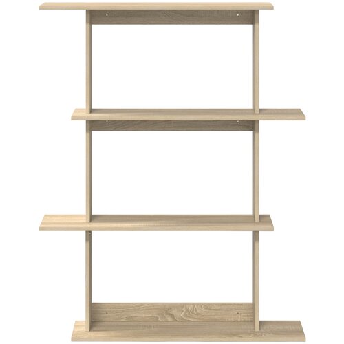  Polica zidna Smeđa 100 x 20 x 126 cm Konstruirano drvo Slike