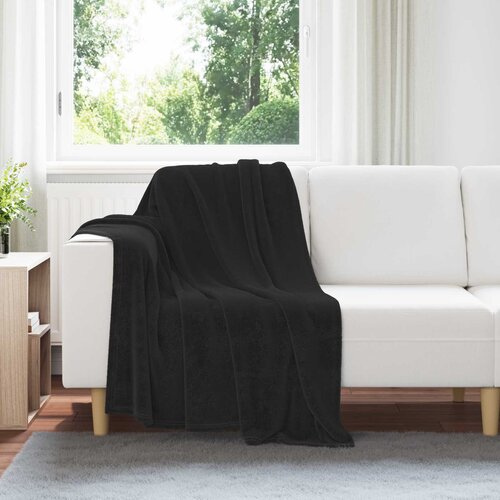 Pokrivači za bacanje 6 pcs Crna 130 x 150 cm Runo Cene