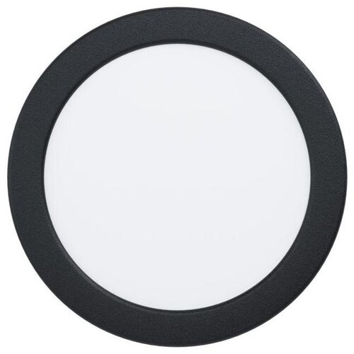 Eglo Fueva 5 ugradbena led, 10,5w, 1200lm, prečnik 166, ip44, crna/bela/plastika Slike