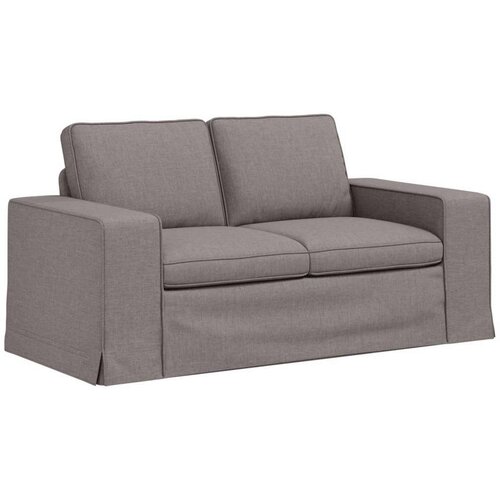 SOFA 2 pcs Sivo-smeđa Metal Slike