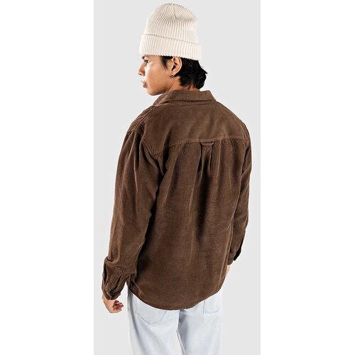 Redefined Rebel RRWes Corduroy Boxy Fit Srajca turkish coffee Slike