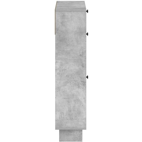  Ormar za cipele EDE 78 x 24 x 103 cm Konstruirano drvo - Betonska siva Slike