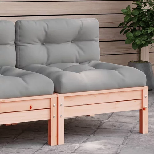  sofa bez naslona za ruke s jastucima od masivne duglazije