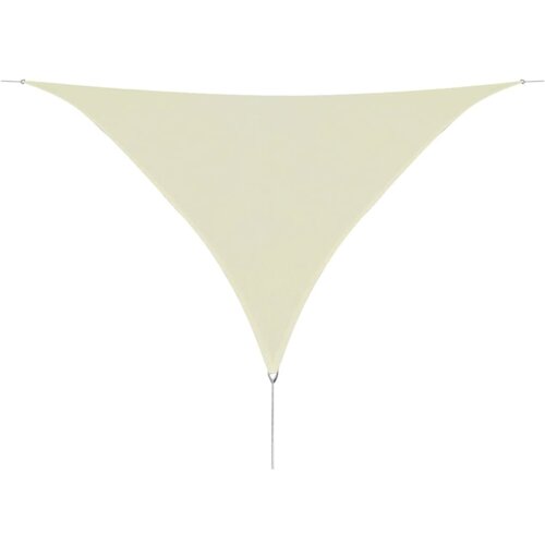 vidaXL sjenica Jedro HDPE Trokutasta 3.6x3.6x3.6 m Krem Cijene