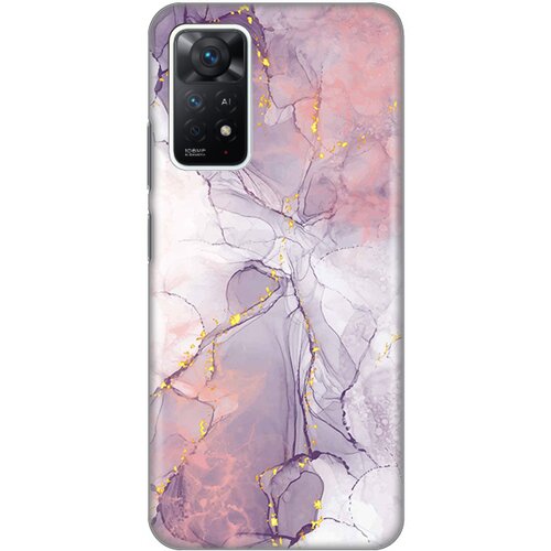 Torbica silikonska print za xiaomi redmi note 11 pro 4G/5G/Note 12 pro 4G pink marble Slike