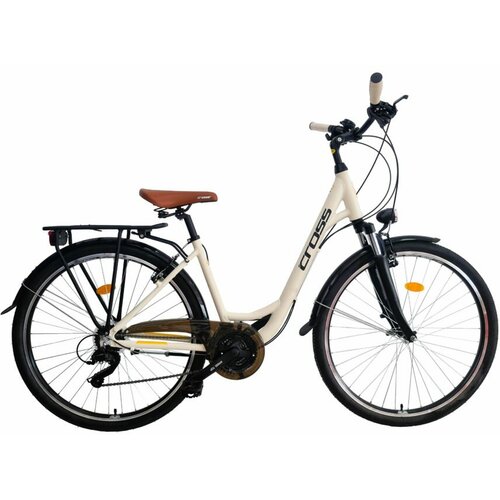 CROSSBIKE DOO bicikl 28" cross arena lady 2023 cream 440mm Cene