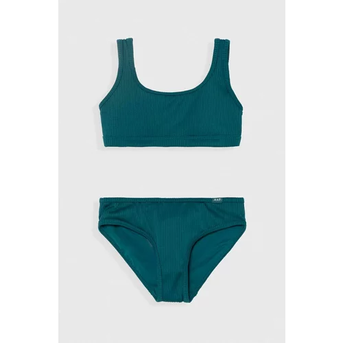 Abercrombie & Fitch Dječji dvodijelni kupaći kostim boja: zelena
