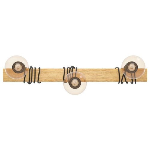Eglo plafonjera TOWNSHEND 3x E27 55 cm drvo crna 32915 Cene