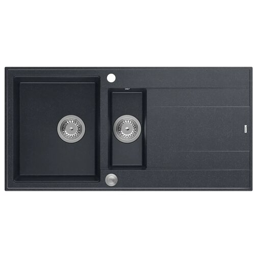 Quadron Pomivalno korito EVAN 156 GranitQ - črna Cene
